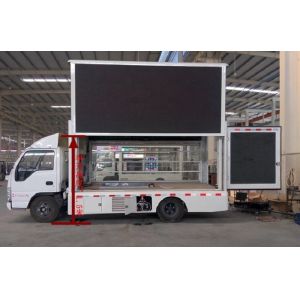 ISUZU Out Door Digital Advertising Led Billboard Truck With P4 P5 P6 LED Display