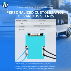 KLS Balance Sodium BMS 6s 7s 9s 16s 20a 30a 60a Lifepo4 Li-Ion Bms For Electric