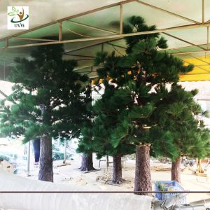 UVG christmas trees decorating with artificial pine tree branches for garden