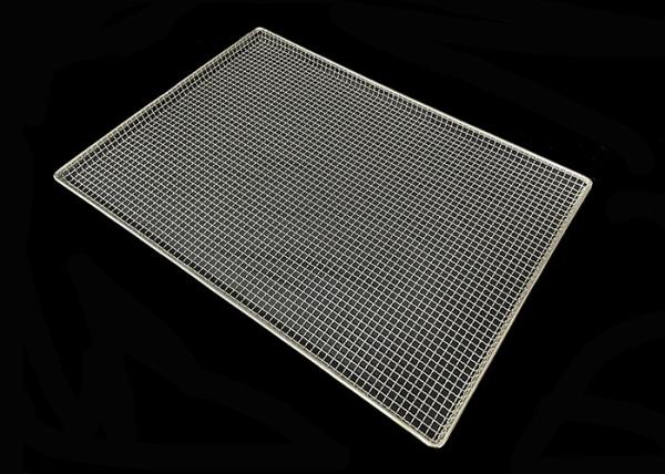 Quality Stainless Steel Wire Mesh Drying Tray Pan Drying Drip Rack Bakery Cooling Rack wholesale