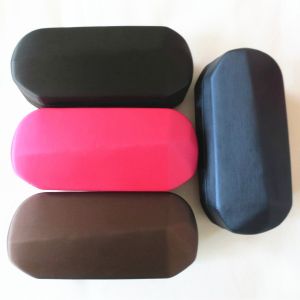 Cheap Fashionable glasses cases with delicate solid leather for sale