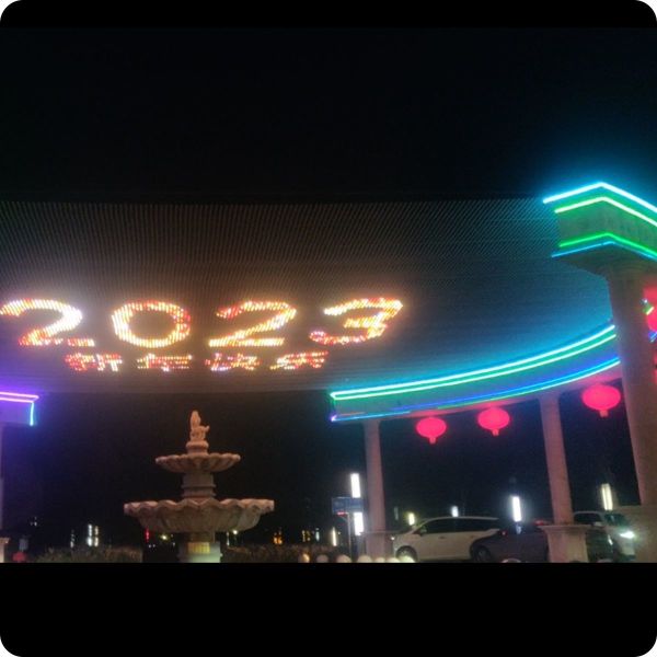 Quality Indoor P100 Flexible LED Mesh Screen Display LED Dot Light Transparent wholesale