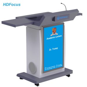 China Portable Auto Lift Smart Digital Interactive Podium Digital Lectern Smart Podium Dual Screens Design for Teaching Speech on sale China Portable Auto Lift Smart Digital Interactive Podium Digital Lectern Smart Podium Dual Screens Design for Teaching Speech on sale