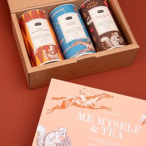 Eco-friendly Custom Tea Cardboard Packaging With Paper Tubes That Are 100%