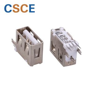 Side Insert USB Male Female Connector L10mm USB 2.0 Voltage Rating 30V Max