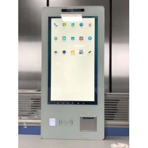 HMI 24 Inch Self Service Payment Kiosk Touch Panel PC With Camera RFID IC Reader