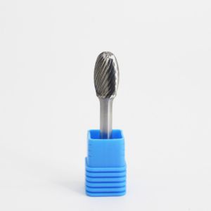 SE Oval Shape Carbide Burr Drill Tools, Single Cut - 6mm Shank