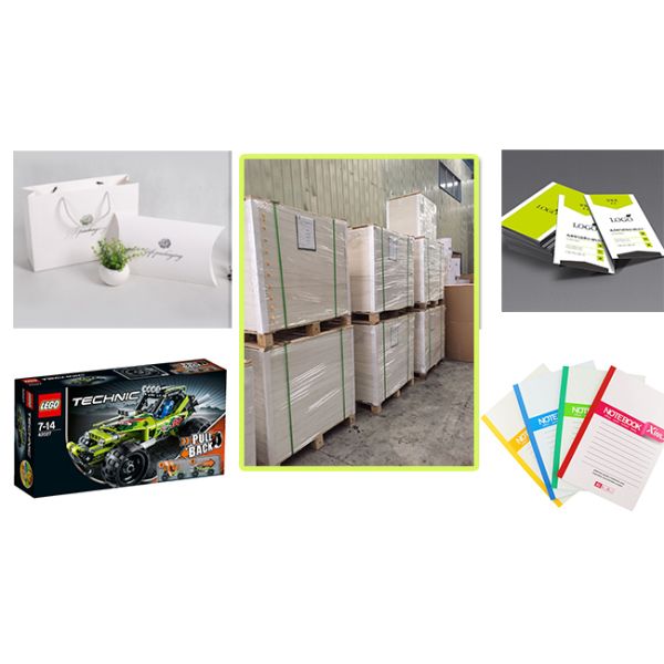 C1S ivory card Printing Paper , FBB White Back cardboard paper sheet/roll
