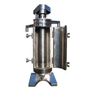 liquid-solid tubular separator centrifuge tubular mini decanter centrifuge