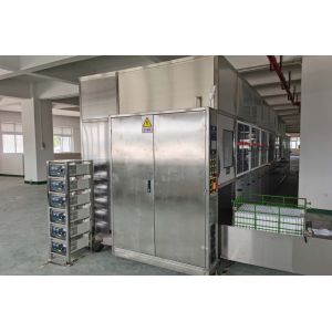40KHz Spray Cleaning Machine 8 Tanks Automatic Ultrasonic Cleaner 80KW
