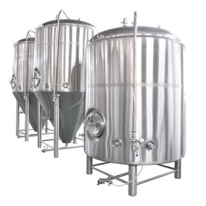 Mirror Polished Stainless Steel Beer Tanks / Micro Brewing Systems 6000L