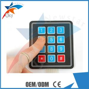 Cheap 3 × 4 matrix keyboard Breadboard For Arduino membrane switch Extended Keyboard for sale