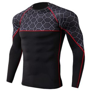 Sublimation Printed Long Sleeve Surf Rash Guard High Quality Custom