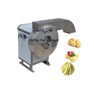 1.5KW Vegetable Processing Equipment Potato Chips Cutter French Fries Making