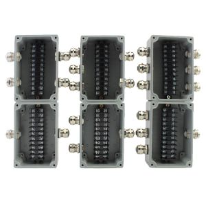 Die-cast Aluminum Distribution Junction Box Waterproof with Terminal Blocks 120