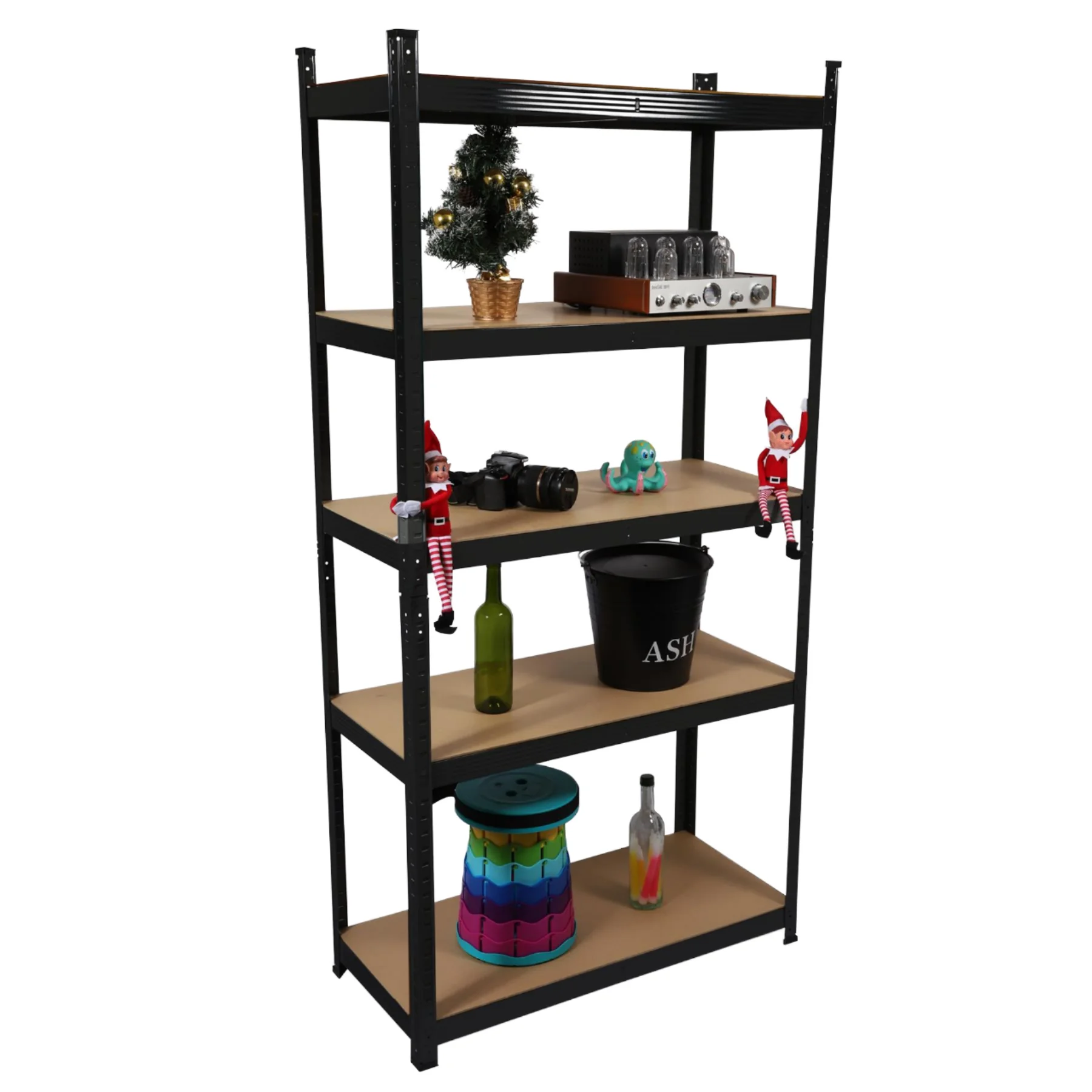 Wholesale Industrial Light Duty Warehouse Garage Storage Metal Rack Stacking Shelves