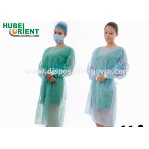 China OEM Anti Splash Polypropylene SMS Disposable Isolation Gowns on sale