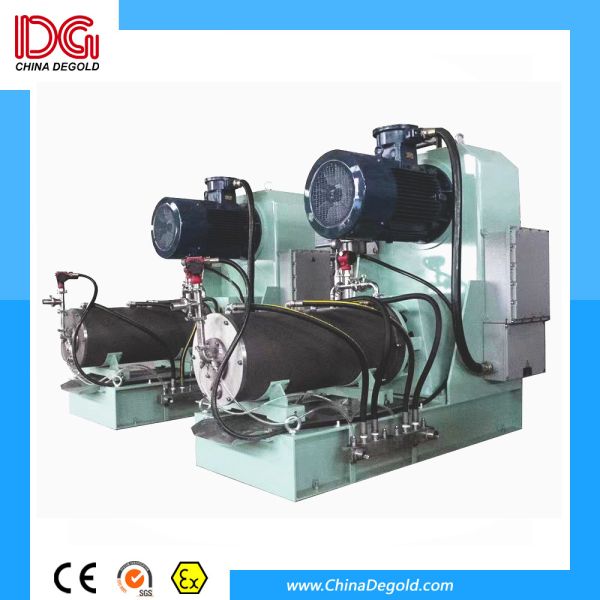 Quality Grinding Process Series Bead Mill Machine with Turbine Agitator and 10°C Cooling Water Temperature wholesale