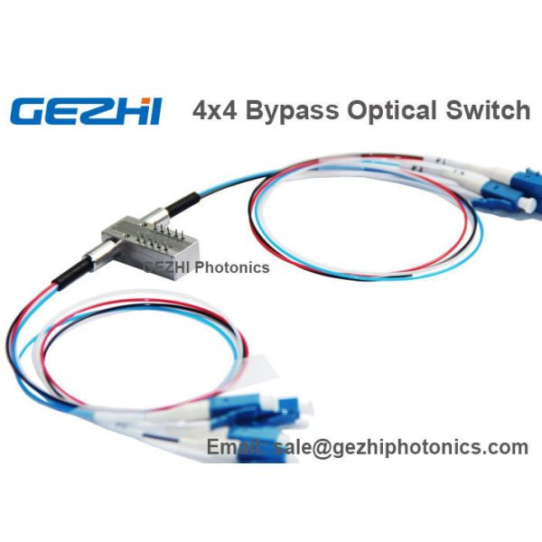 Dual 2x2B Fiber Optical Switches Non Blocking 5V 1310/1550nm