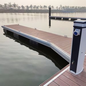Cheap Customizable Aluminum Floating Docks with Rot Features and Anodized Finish for sale