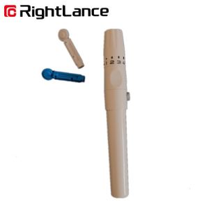 China 30g Painless Lancing Device 5 Depth Settings Blood Glucose Lancet Pens ISO13485 on sale