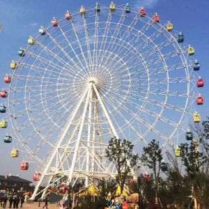 China Theme Park Ferris Wheel Ride 380V 50Hz Air - Conditioned Cabin on sale