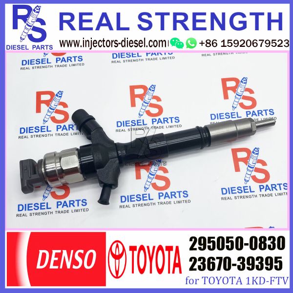Common Rail Fuel Injector 295050-0080 295050-0830 23670-39395 23670-30390 For Toy-ota 295050-0080 23670-30390
