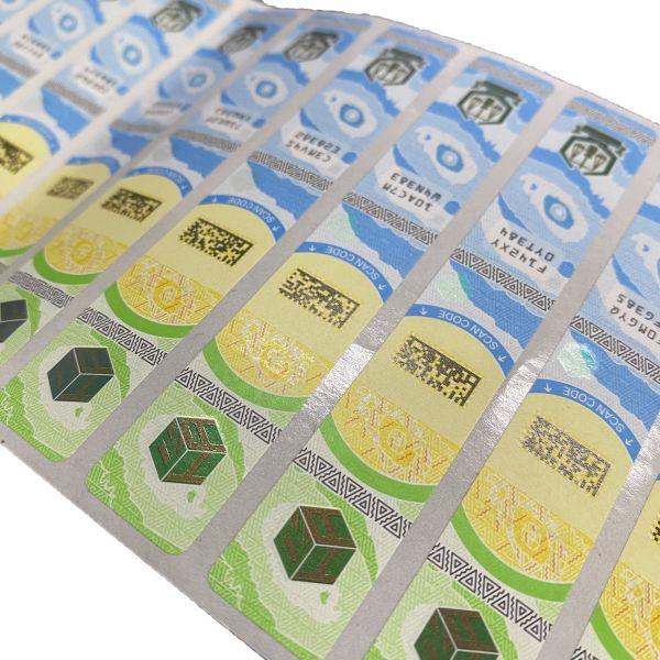 Quality One Sheet Anti Counterfeit Sticker with 12-15 Working Days Lead Time and Offset Printing for Secure Brand Protection wholesale