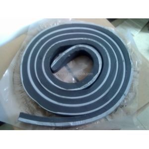 Modern Square Swellable Bentonite Rubber Waterstop Strips in Black for