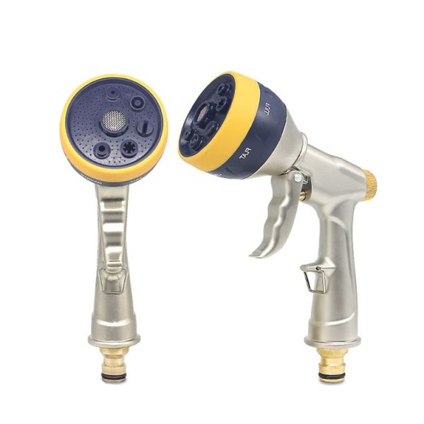 Quality 7 Patterns Extended Plastic Garden Water Guns Water Hose Nozzle wholesale