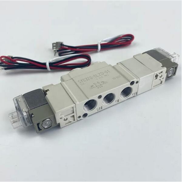 SMC SY5220-5LZD-01 DC24V Port Size 1/8 Pneumatic Solenoid Valve Thread Piping 2