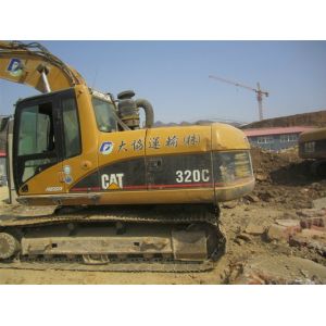 320C used hammer excavator 2003