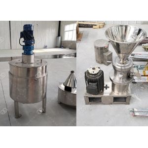 CE / Iso SS304 Industrial Peanut Almond Butter Making Machine Small Scale