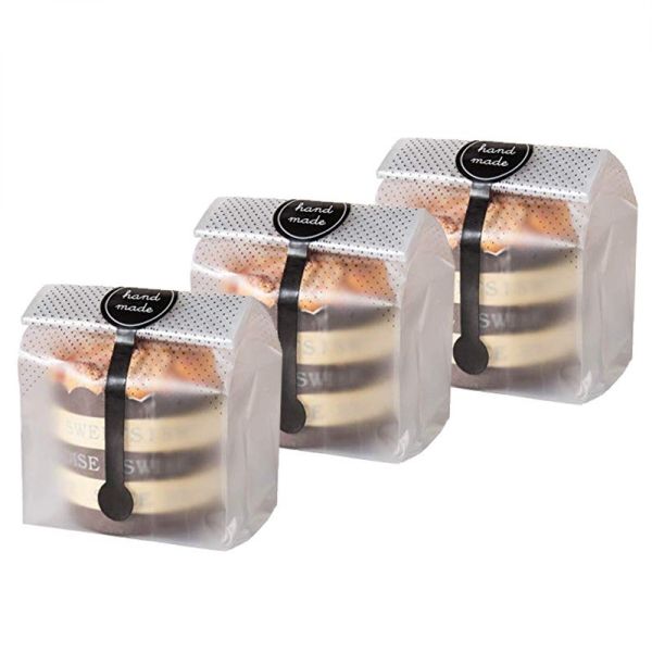 Quality Small Bakery Bread Packaging Bag with Window Moisture Proof Customized and Stand Up Pouch wholesale