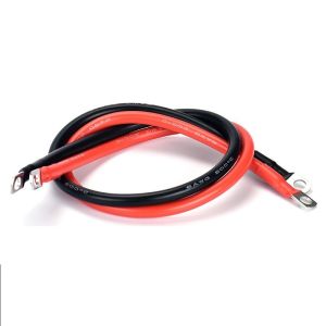 10AWG Battery Terminal Cables 20cm 30cm 40cm Super Soft Silicone With Lug