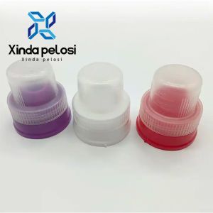 Double Layer Laundry Liquid Laundry Detergent Caps Squirt Bottle Tops Plastic