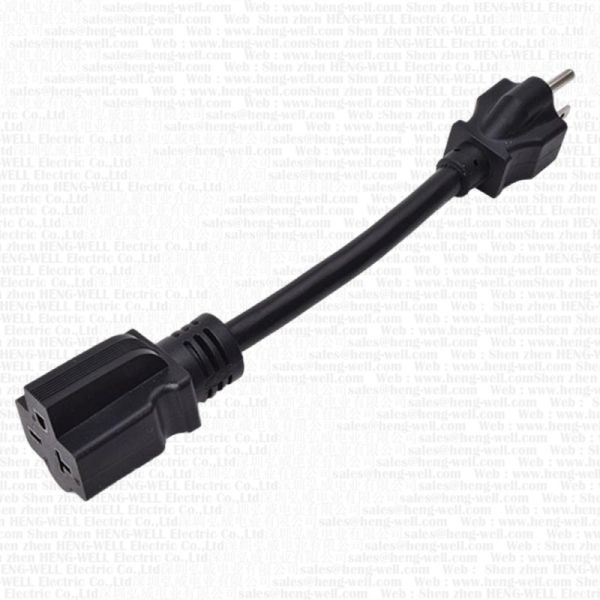 HENG-WELL 10Ft Power Extension Cord Nema 6-20P/6-20R 10Ft for 220/250V 14 Awg