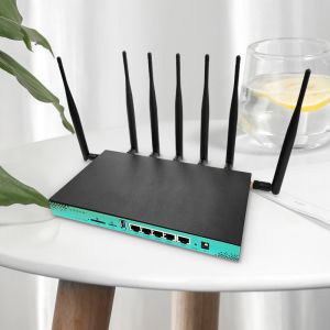 High Speed 4G LTE 5G Router CAT 4 CAT6 Black Metal Case WIFI Wireless Router