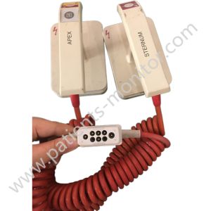 GE Marquette Cardioserv Defibrillator Paddle with Cable Connector 21730403