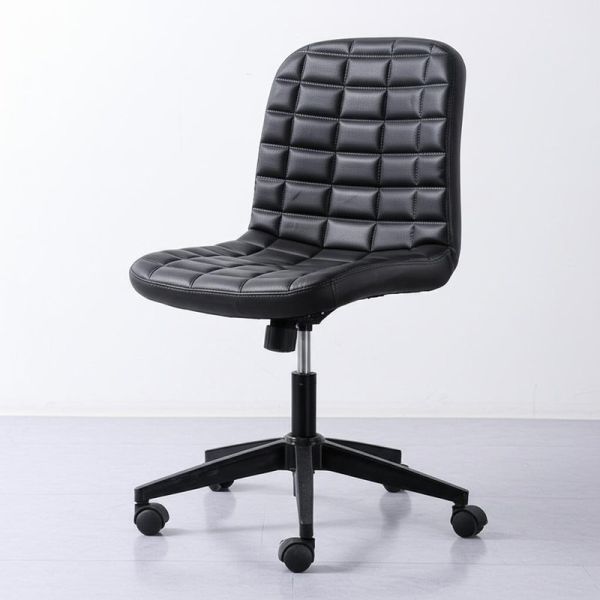 25.5 Inches Modern Style Indoor Use PU Office Chair with Swivel Function and