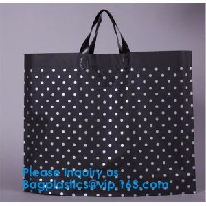 Eco Friendly Green Pack Solf Loop Plastic Bags/ Cheap Flexiloop Bags/ Soft Loop