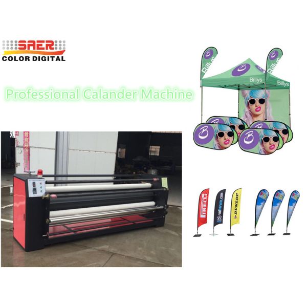 Multi Function Textile Calender Machine Textiles Heat Press Machine Drum