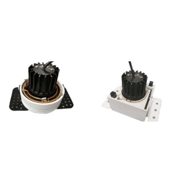 Aluminum Die Casting Down Light Housing With Ring