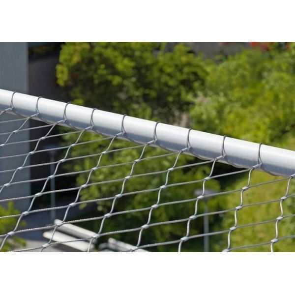 Inox 316 Decorative Rope Mesh / Safety Rope Mesh With 1.2mm-3.2mm Wire Diameter
