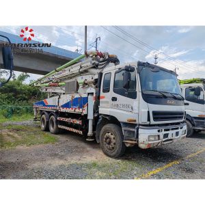 2011 Zoomlion 37m Concrete Pump Truck with ISUZU Chassis and Powerful Diesel