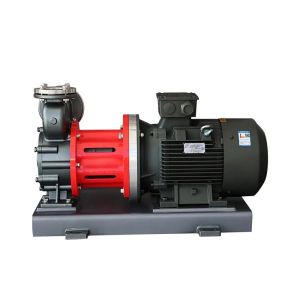 China Corrosion Chemicals Industrial Magnetic Driven Pump With Magnet Coupled Drive And Totally Enclosed Fan Cooled Motor on sale