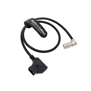 Alvin’s Cables Rotatable Right Angle Hirose 4 Pin Male to D-tap Power Cable for