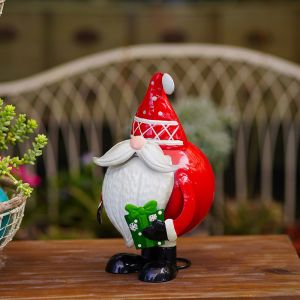 Santa Claus Custom Metal Christmas Decoration Ornaments Rustproof