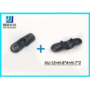 Durable Black Metal Pipe Joints 360 Degree Rotating Angle Pipe Connectors HJ-12
