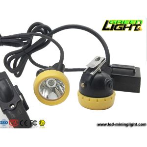 450mA 216Lum Underground Mining Cap Lamps Rechargeable Led Headlamp 1.67W